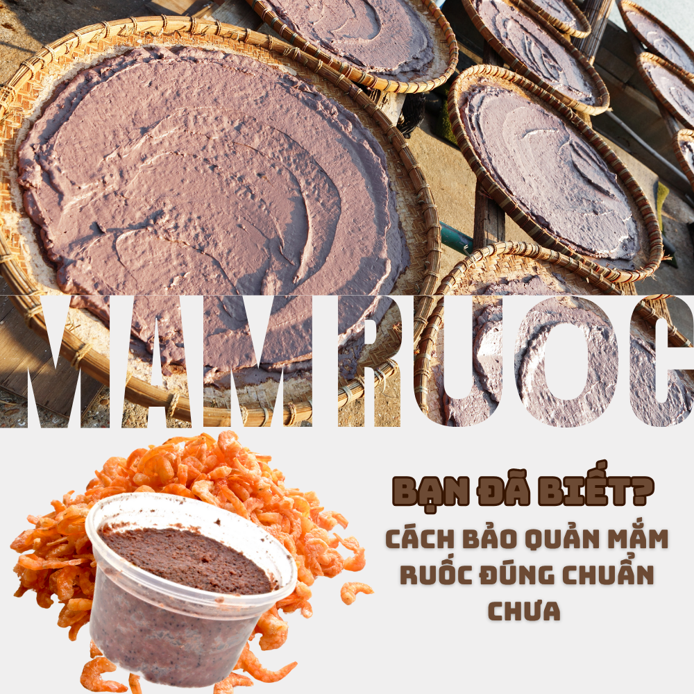 Cách Bảo Quản Mắm Ruốc Đúng Chuẩn