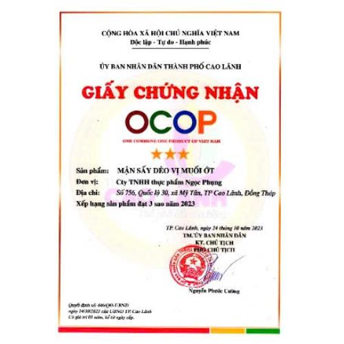 Giấy chứng nhận OCOP