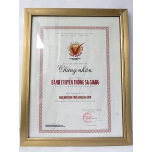 Bộ Giấy Tờ - Chứng Nhận Sản Phẩm Công ty cổ phần xuất nhập khẩu Sa Giang