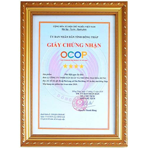 Bộ Giấy Tờ - Chứng Nhận Công Ty TNHH Sản Xuất Và Thương Mại Hòa Hưng