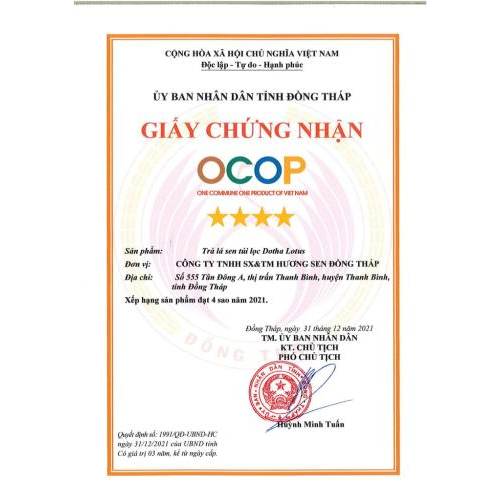 Giấy chứng nhận sản phẩm