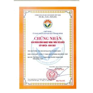 Bộ Giấy Tờ - Chứng Nhận Sản Phẩm DothaLotus