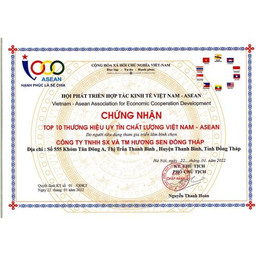 Giấy chứng nhận sản phẩm
