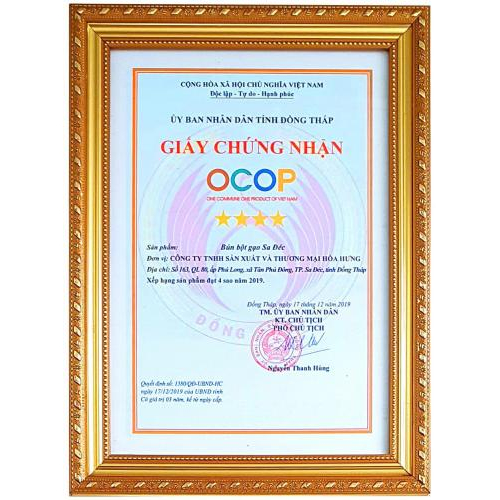 Bộ Giấy Tờ - Chứng Nhận Công Ty TNHH Sản Xuất Và Thương Mại Hòa Hưng