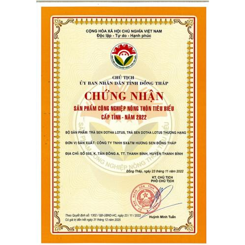 Giấy chứng nhận sản phẩm